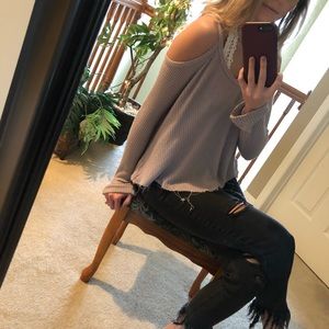 OTS,m thermal, long-sleeve top